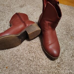 Rampage Women's Ankle Booties in Rich Brown